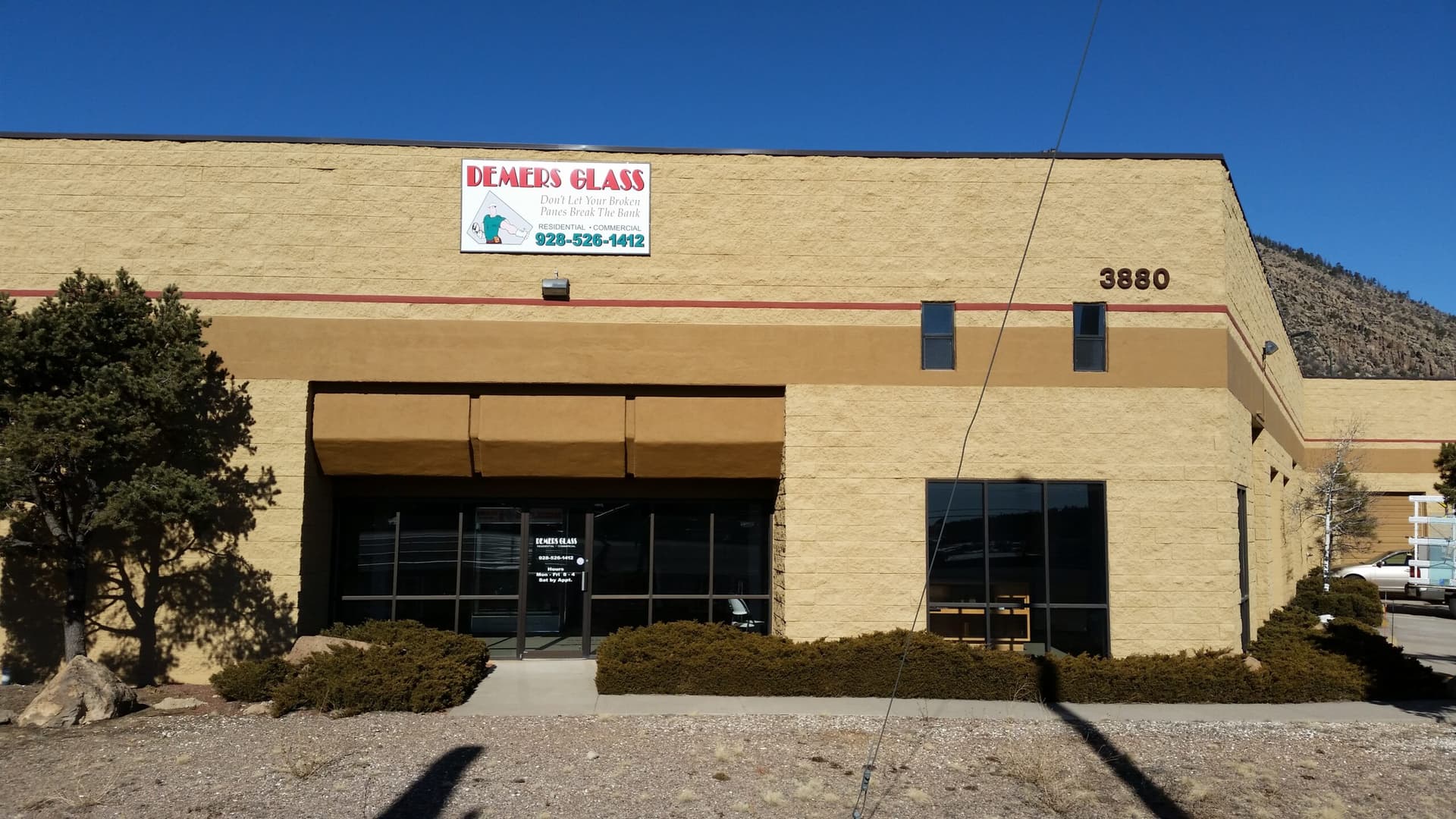 Demers Glass Flagstaff storefront