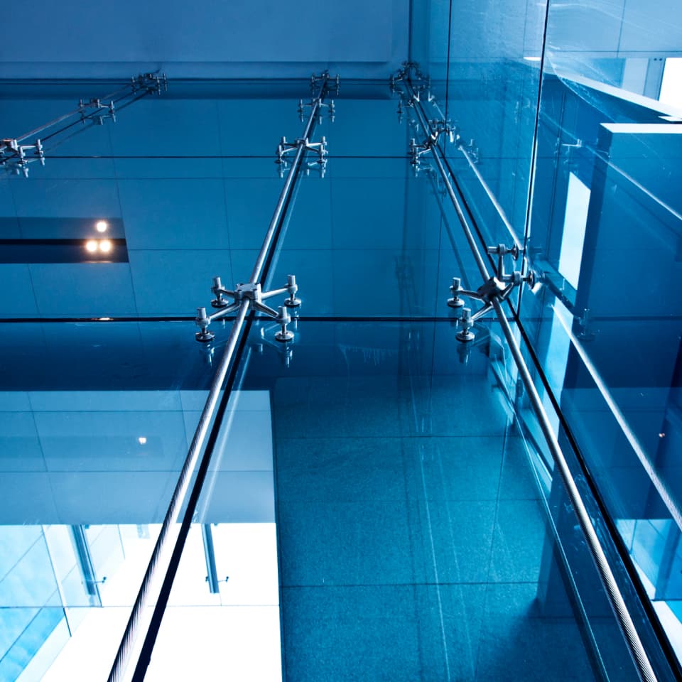 Commercial glass curtain wall